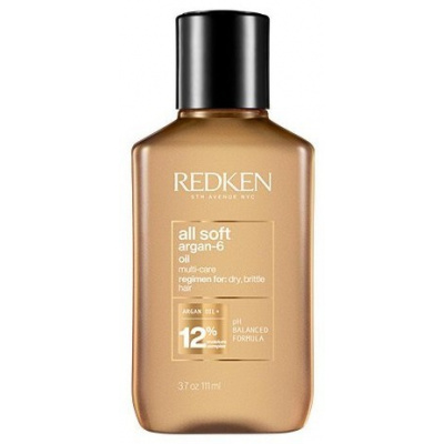 Redken All Soft Argan-6 Oil - Víceúčelový olej pro suché vlasy 111 ml