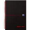 OXFORD Black n´Red Notebook A5, 70 listov, linkovaný