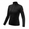 Mikina dámska SENSOR MERINO UPPER zips čierna M