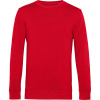 B&C Mikina B&C Inspire Crew Neck, pánská COT01U31B00402-red M Červená