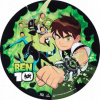 CUKROVÁ TLAČ jedlý obrázok na tortu Cukrová hmota ben 10 rozprávka SADA + MENO 30