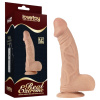 Lovetoy Real Extreme - prísavkový dildo - 23 cm (prírodný)