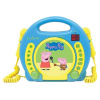 Lexibook Prenosný CD prehrávač s 2 mikrofónmi Peppa Pig