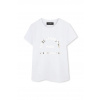 Detské tričko Karl Lagerfeld Z30447.156.162 biela 162