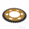 Rozeta Dual 47Z typ 525 zlatá ZF vnútorný priemer 110 rozstup dier 130 pre Yamaha MT09 / FZ09 RN29 2013-2016