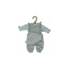 Little Dutch Oblečenie pre bábiku Baby Green Check zelená