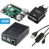 TRU COMPONENTS Pure Set Raspberry Pi® 5 B+ 2 GB 4 x 2.4 GHz vr. napájacieho zdroja, vr. púzdra