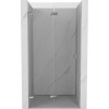Mexen, Mexen Lunar-F ľavé skladacie sprchové dvere 60 cm, priehľadné, chróm - 836-060-000-01-00-L