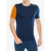 Funkčné tričko Ortovox 185 Rock N Wool Short Sleeve - deep ocean