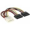 PremiumCord Napájecí kabel k HDD 5,25 Molex-2xSerial ATA kfsa-3