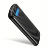 AXAGON EEM2-SC, USB-C 10Gbps externí box pro M.2 NVMe SSD, bezšroubový, žebrovaný hliník