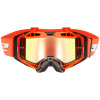Okuliare na motorku LS2 Aura PRO Goggle S Iridiovým Sklom Oranžová-Čierna