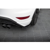 Maxton Design boční difuzory pod zadní nárazník ver.3 pro Ford Fiesta ST Mk7 Facelift, černý lesklý plast ABS
