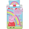 Povlečení Peppa Pig PEP016 140x200, 70x90 cm - bavlna - Jerry Fabrics