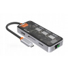 8V1 CLEAR USB HUB ADAPTÉR PRE NOTEBOOK MACBOOK PRO AIR SD HDMI