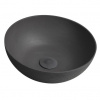 Sapho Formigo Betónové umývadlo, priemer 39 cm, antracit FG036