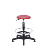 Zvýšená laboratórna stolička POL Special, červená