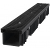 Odvodňovací plastový žľab BIELBET C250 s liatinovou mrežou 1000 x 130 x 105 mm