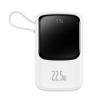 Baseus PowerBank 10000mAh USB kábel Typu C 22.5W (PPQD020102)