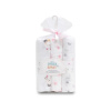 INTERBABY | Plienka ZVIERATKA 3 kusy 80x80 cm- BIELO/RŮŽOVÁ