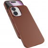 Epico Mag+ kožený kryt iPhone 16 - hnědá 90810131700001