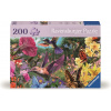 RAVENSBURGER Puzzle Svet kolibríkov a motýľov 200 dielikov