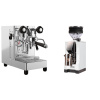 Lelit MaraX3 PL62X3, stainless steel + Eureka Mignon Zero, CR white