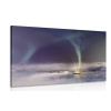 Obraz polárna žiara nad jazerom
