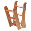 OSCULATI Mahagónový rebrík 4 stupne Variant: Mahagónový rebrík, 6-stupňový Mahogany ladder 4 steps