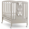 Italbaby detská postieľka so spúšťacím bokom Peluche hnedá