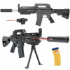 KARABIN MASZYNOWY PIŠTOĽ NA GULIČKY M4 M416 S LASEROM TROJNOŽKA 6 mm LASER CS
