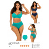 Dámske dvojdielne plavky S995JA5 2 Jamaica 5 tmavo modrá - Self 42G tm.Modrá