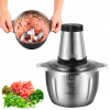 ELEKTRICKÝ MLÝNČEK NA KORENIE, MIXÉR NA MÄSO 2L 850 W strieborný/sivý