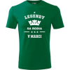 Zelené tričko Legendy sa rodia v marci - darček k 60 narodeninám pre mužov XL