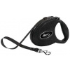 Flexi Leather popruh M 5 m čierna kozia koža do 25 kg
