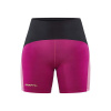 Dámske krátke elastické nohavice Craft Pro Hypervent Sh Black with Pink XS