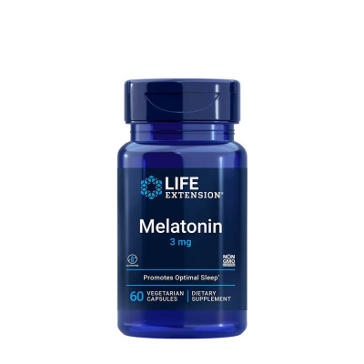 Life Extension Melatonín 3 mg 60 Veg Kapsula