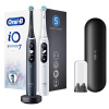 Oral-B iO Series 7 duo Black Onyx & White Alabaster set elektrických zubných kefiek, 5 režimov, AI, časovač