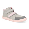 Barefoot dětské kotníkové boty Baby Bare - Febo Fall Grey Pink šedé