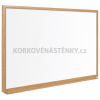 Nemagnetická tabuľa popisovacie drevený rám 32 mm (90 x 60 cm)