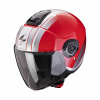 Moto přilba SCORPION EXO-CITY II VEL červeno/bílá - Velikost S