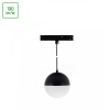 SPECTRUMLED SYSTEM SHIFT BASIC - GLOBE P BALL LUMINAIRE SUSPENDED 90MM 10W 4000K BLACK