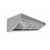 Combisteel Nástenný digestor 900 - šírka 3000 mm - nerezová oceľ