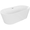 Mexen Luna voľne stojaca vaňa 170 x 80 cm, biela, prepad chróm - 52031708000-01