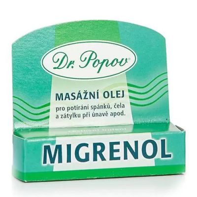 Dr.Popov Migrenol, 6 ml – roll-on