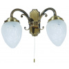 Rabalux Annabella nástenná lampa 2x40 W biela-mosadzná 8632
