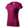 MALFINI ADLER 134 BASIC DÁMSKE BAVLNENÉ TRIČKO FUCHSIA RED 49 - XS