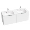 Ravak CLASSIC II SD 1300 Skrinka pod umývadlo 130x45x47 biela/šedá+Cleaner X000001483