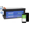 LiFePO4 EUROPOWER LFP 12,8V 200Ah Bluetooth batéria, vyhrievacia podložka (životnosť ~2000 cyklov)