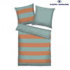 HERDING TOM TAILOR posteľná bielizeň Bold Stripes 70x90cm / 140x200cm Warm Coral & Fresh Sage